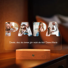 Personalisiertes Acryl-Licht "PAPA"