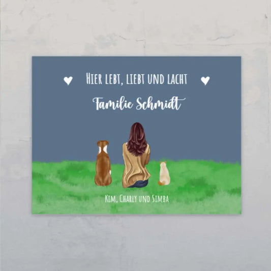 Beste Freunde - Individuelles Türschild