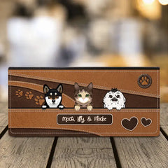 Wildlederoptik - Individuelles Portemonnaie