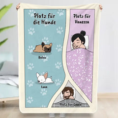 Platz für die Hunde - Individuelle Decke