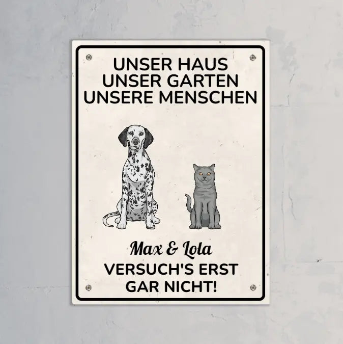 Mein Haus, mein Garten - Individuelles Gartenschild