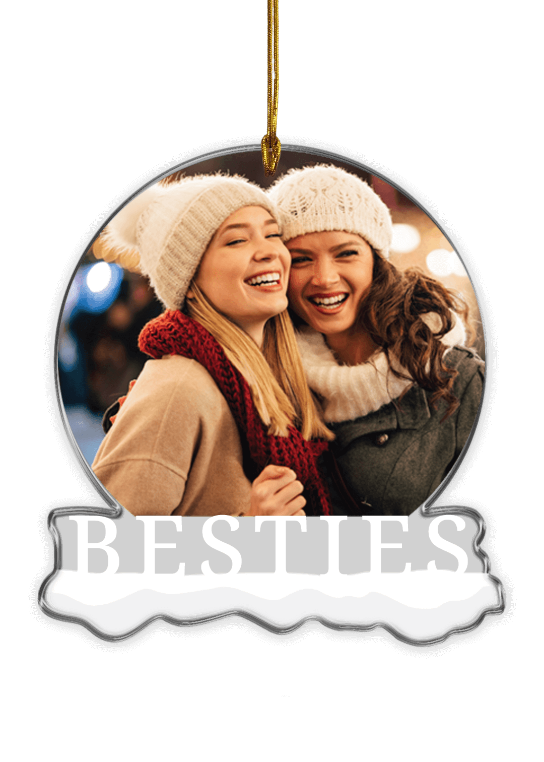 Weihnachtsbaumschmuck ''Besties Foto''